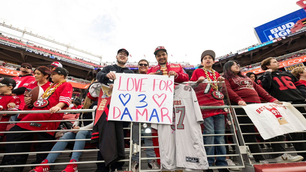 San Francisco 49ers on X: To celebrate #NationalComingOutDay, Faithful  gathered in the city to cheer on the 49ers at the #49ersPRIDE Watch Party.  Whether you are coming out or inviting in, the #