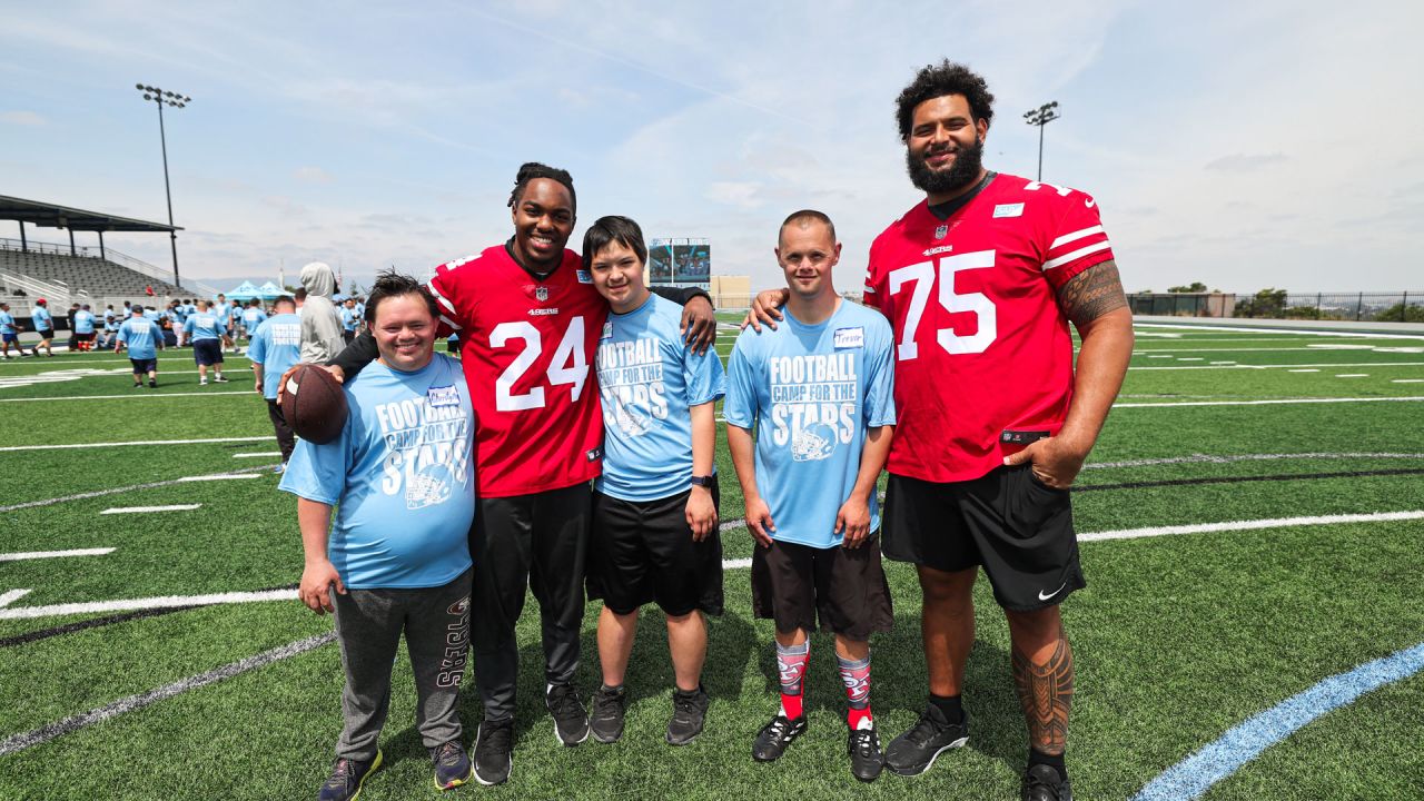 Off the Field: 49ers Players Coach 2023 Football Camp for the