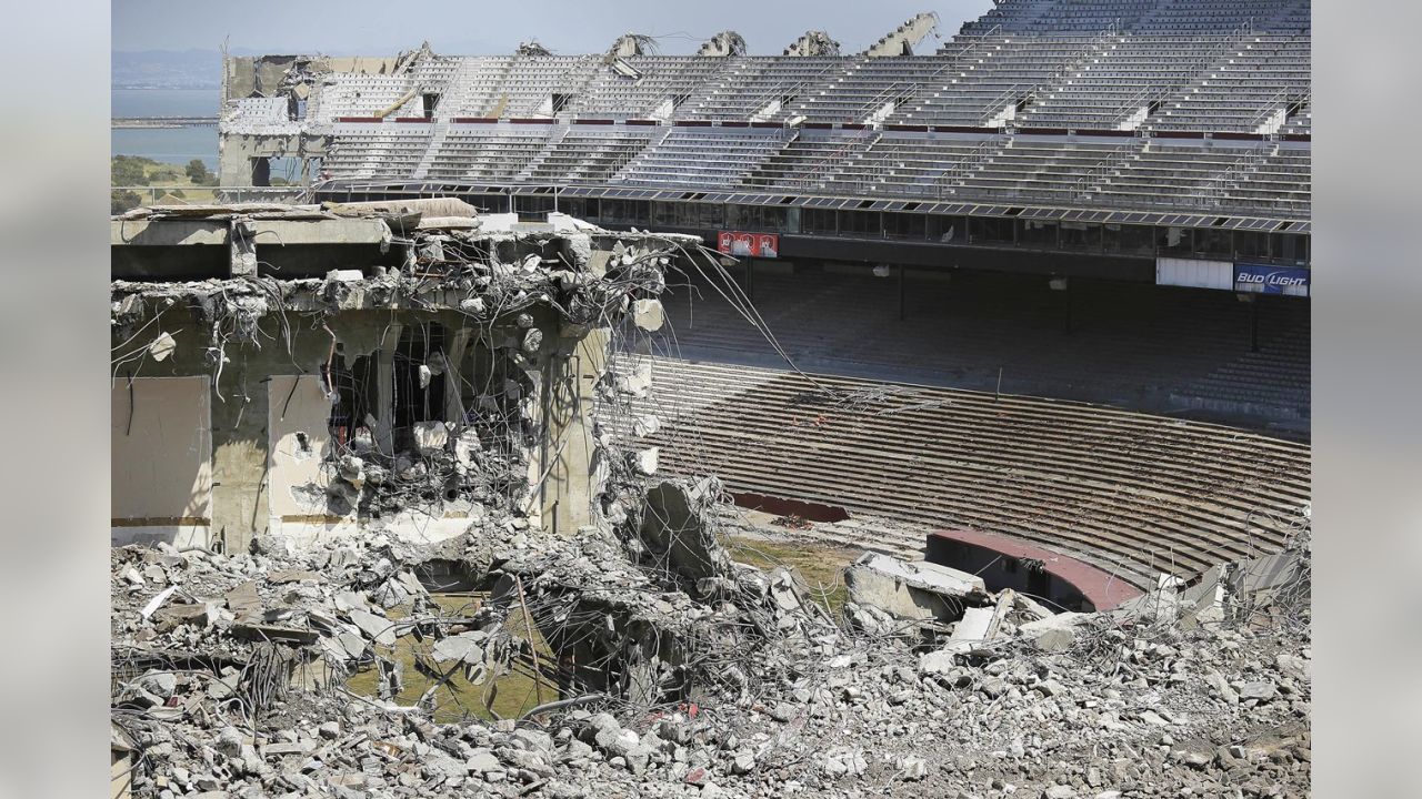 Candlestick Park Being Demolished