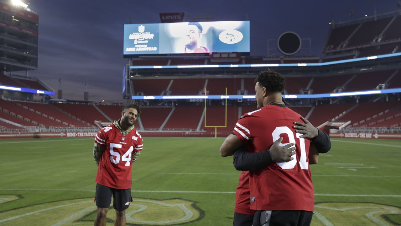 Arik Armstead's Teammates and Family Surprise Him with Man of the