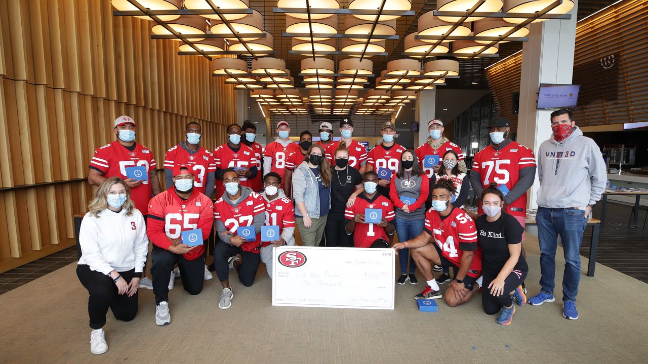 Off the Field: 49ers Players Raise Awareness for Suicide Prevention 