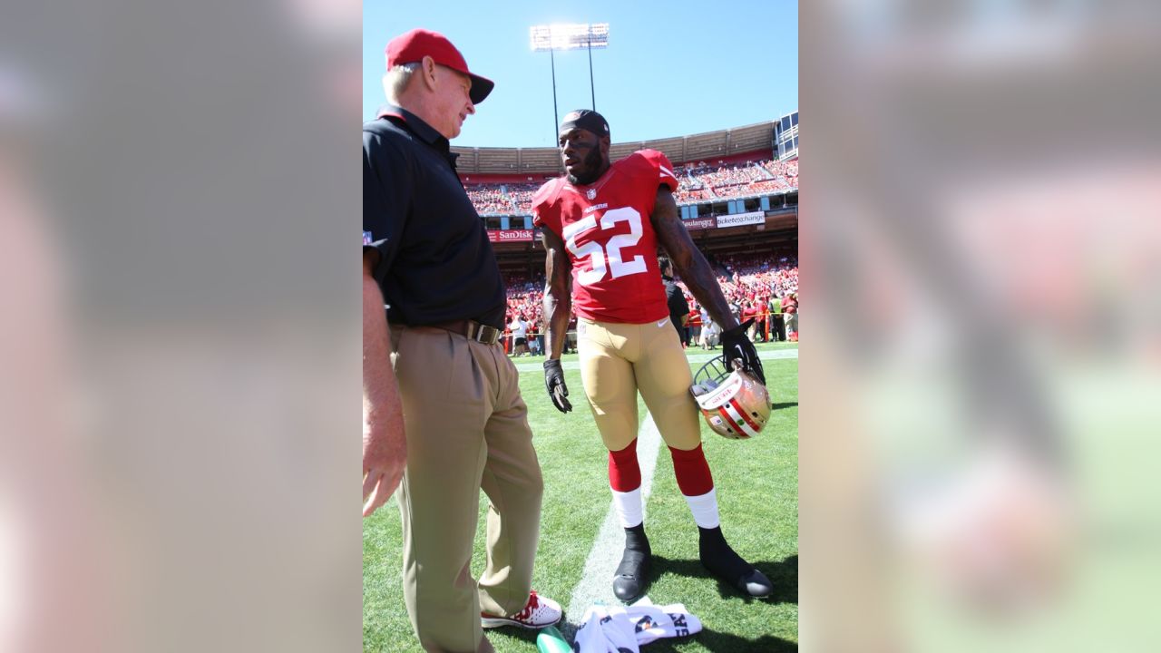 PATRICK WILLIS 8X10 PHOTO SAN FRANCISCO 49ers FORTY NINERS FOOTBALL NFL  CLOSE UP