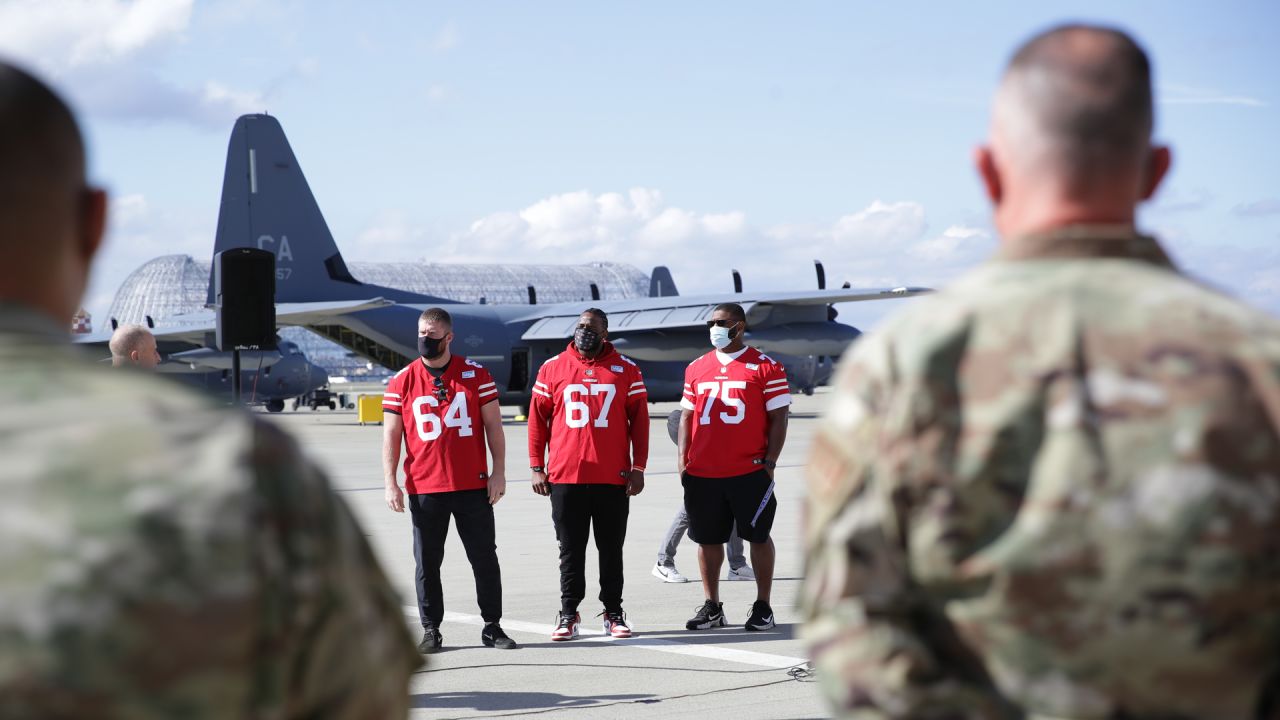 San Francisco 49ers honored 173rd Fighter Wing Airmen following