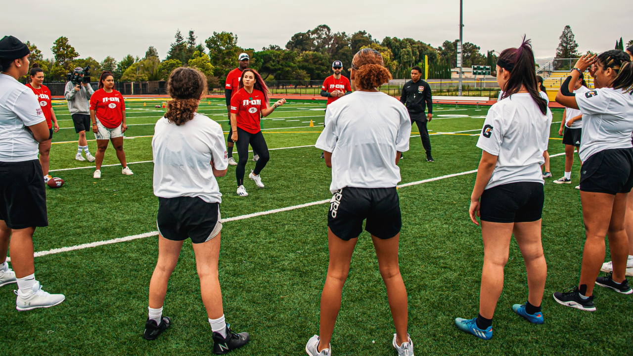 49ers PREP Hosts Girls Flag Football Jamboree Fueled by Gatorade