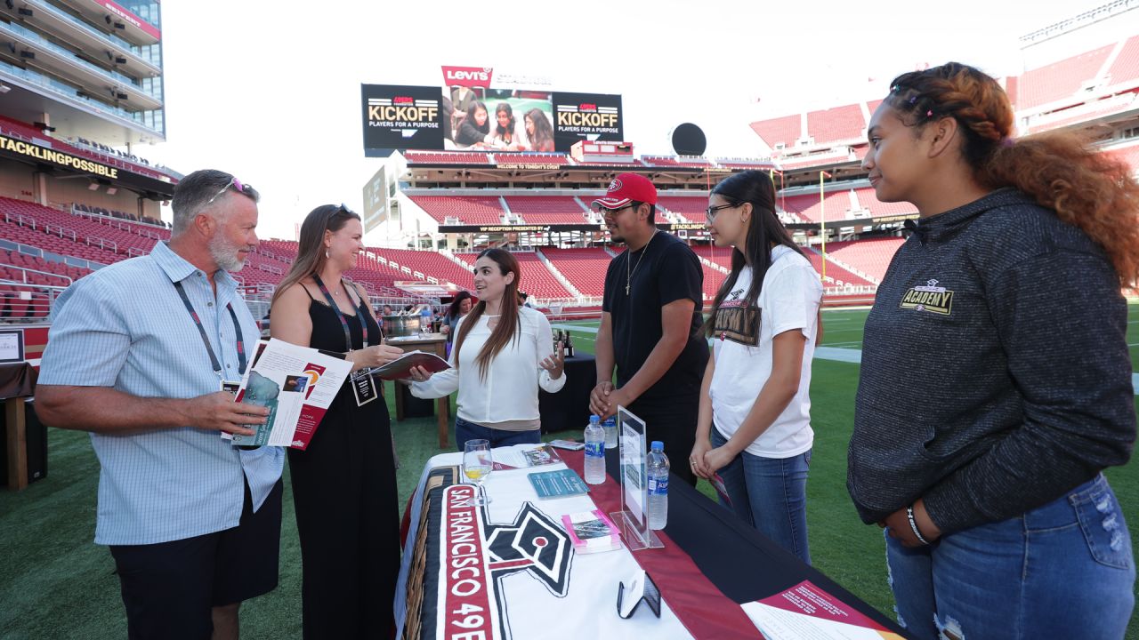 2021 49ers Foundation Kickoff: Players for a Purpose  After a virtual 2020  event, we're excited to announce the return of #49ersFoundation Kickoff:  Players for a Purpose presented by SAP to Levi's