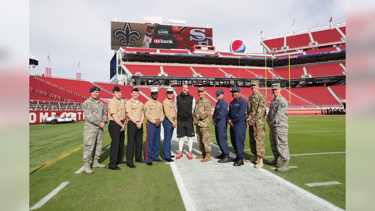 Throw back to our annual #SaluteToService game in 2018 💚. These