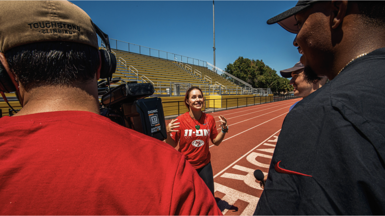 49ers PREP Hosts Girls Flag Football Jamboree Fueled by Gatorade