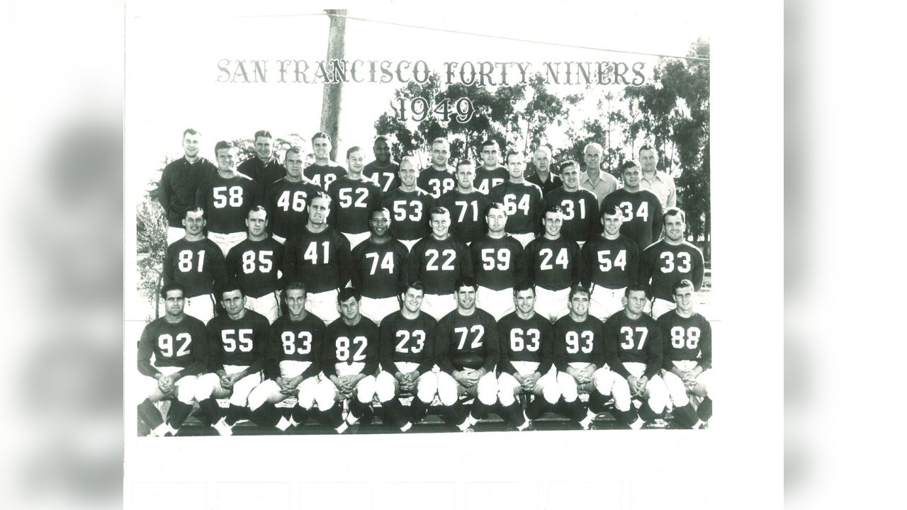 Niner 49ers Football Teams 76th Anniversary 1946 2022 Signatures