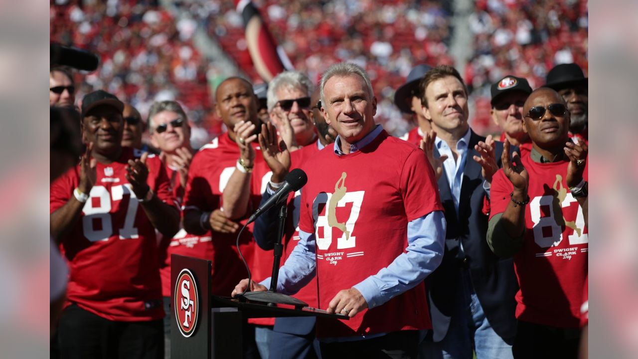 49ers offering Dwight Clark t-shirt for sale, with proceeds going