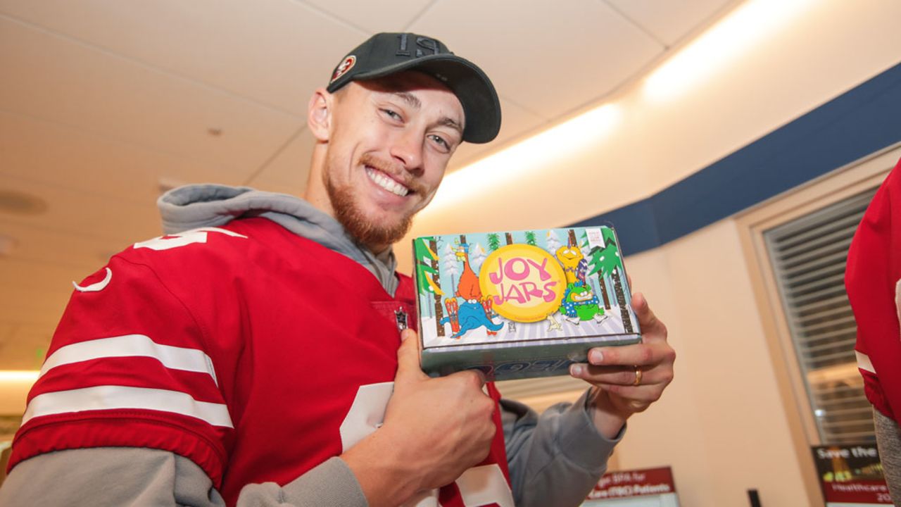 George Kittle Brightens Day for Children's Hospital Patients