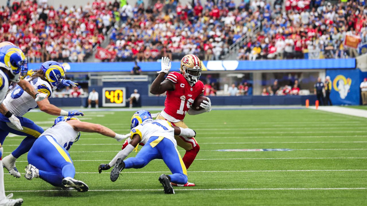 49ers WR Deebo Samuel rushing touchdown vs. Rams