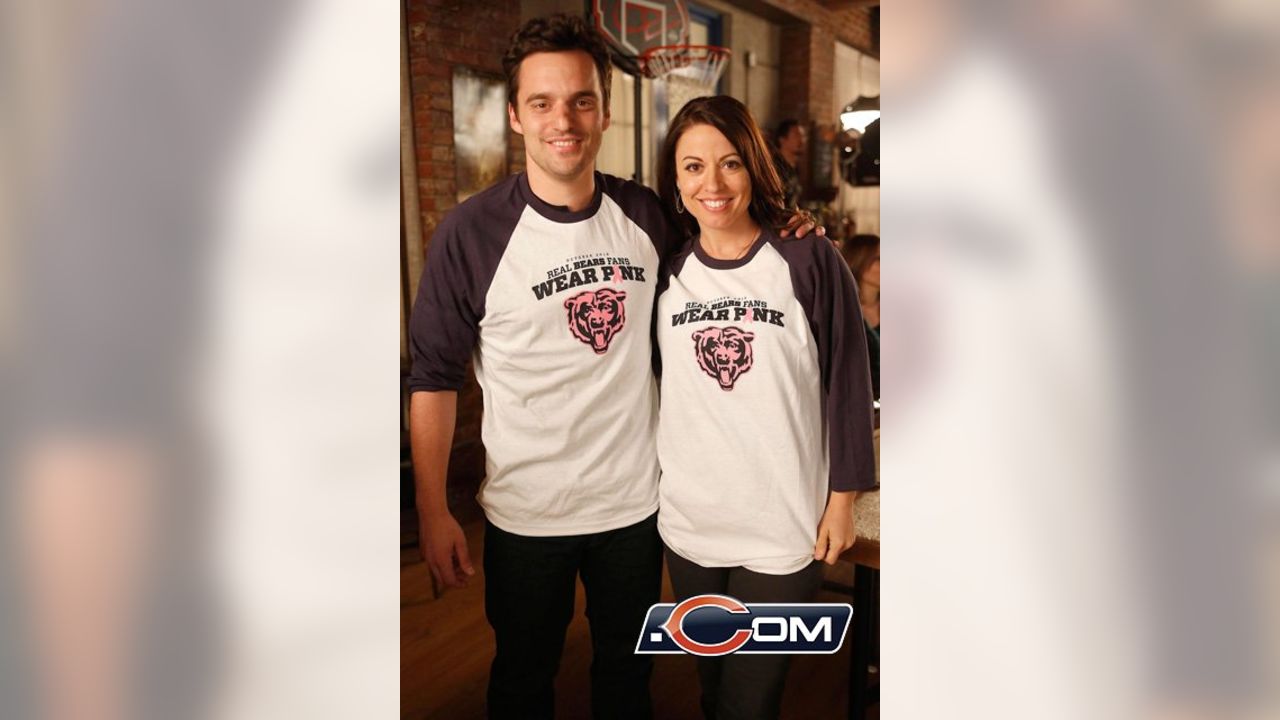 Chicago Bears and Bears Care 2022 real Bears fans Wear pink logo