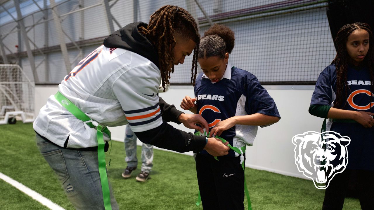 Jets and Bears Unveil Girls Flag Football League in the UK