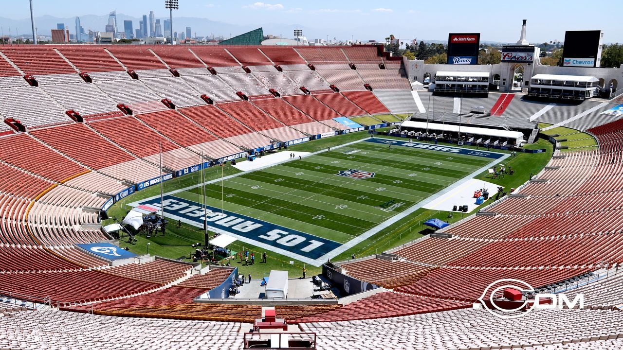 Los Angeles Memorial Coliseum, Los Angeles Rams football stadium - Stadiums  of Pro Football