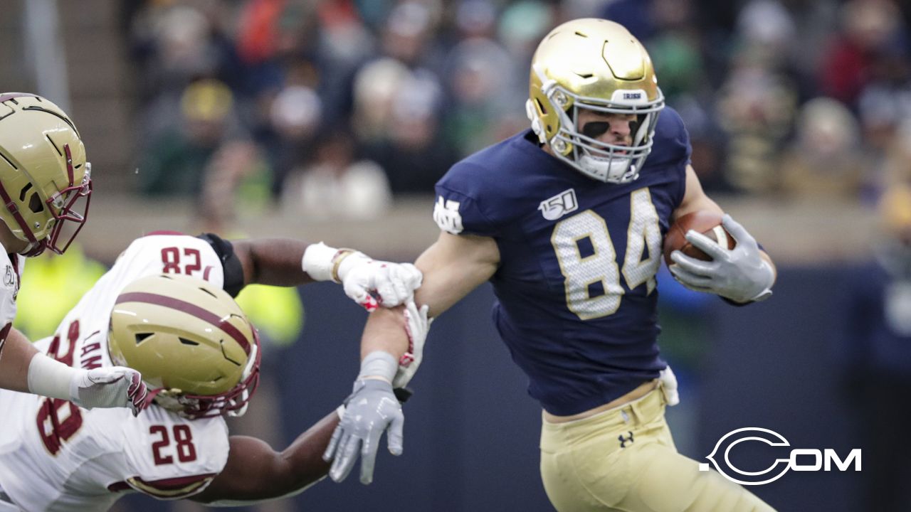 Notre Dame's Brian Kelly says Bears TE Cole Kmet will be 'in line' with  NFL's best - Chicago Sun-Times