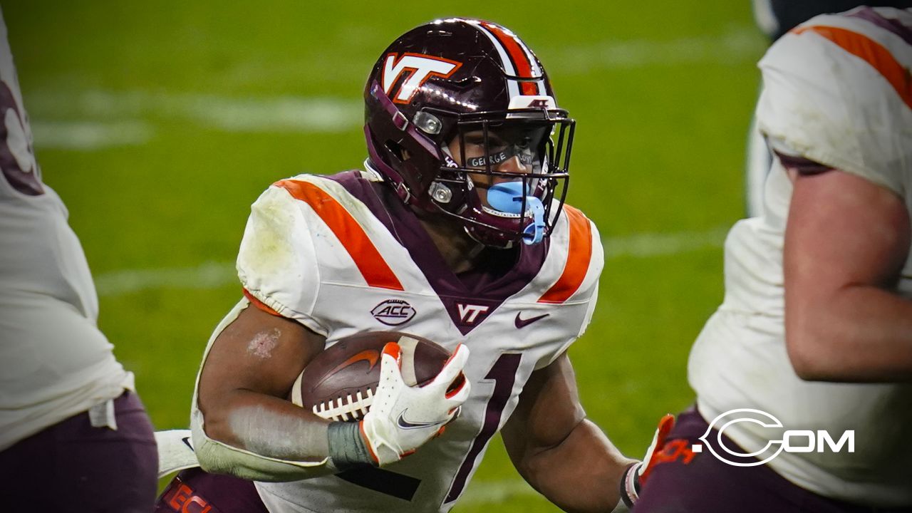 Chicago Bears rookie RB Khalil Herbert's decision to transfer from Kansas  to Virginia Tech pays off