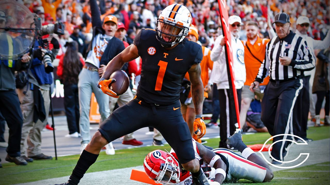 NFL Draft: Bears take 24-year-old Tennessee WR Velus Jones in third round -  Chicago Sun-Times