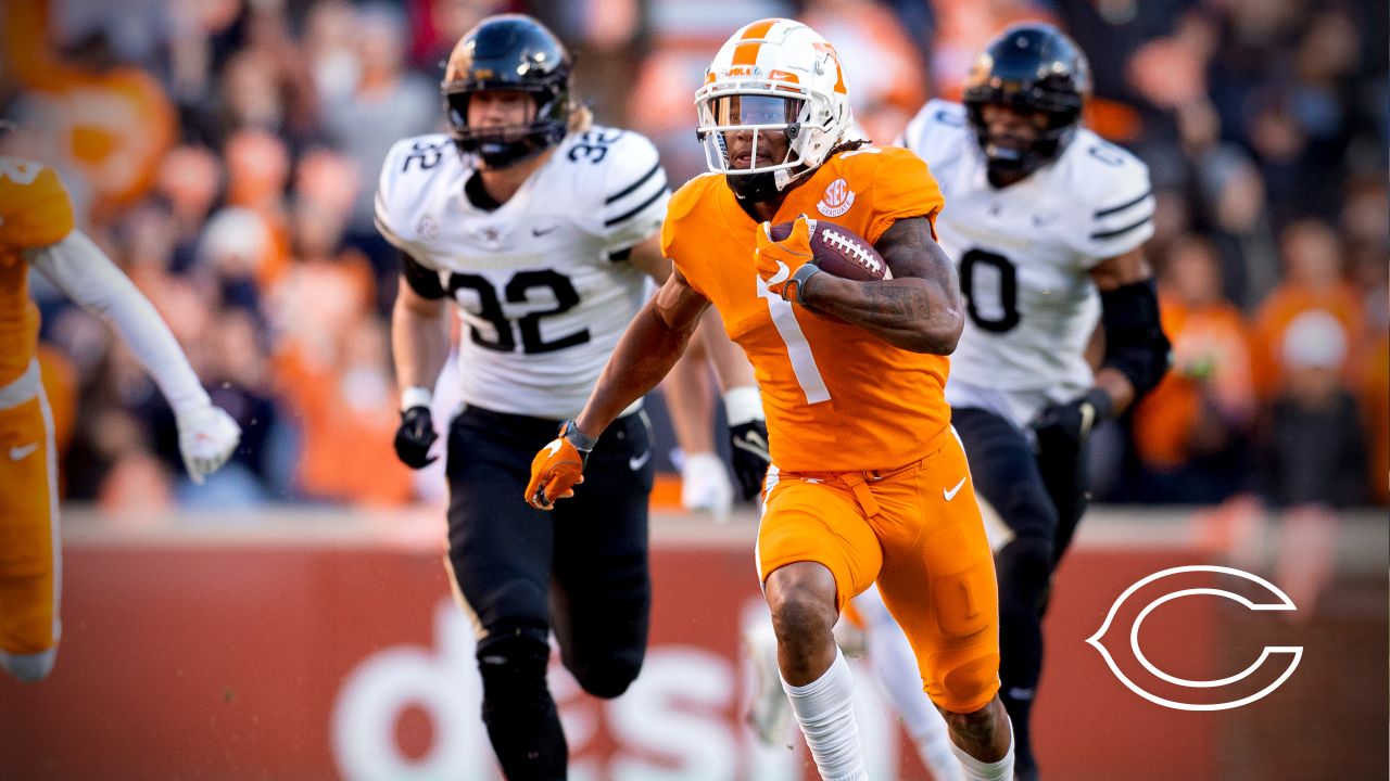 Chicago Bears pick Tennessee's Velus Jones Jr. in 2022 NFL Draft