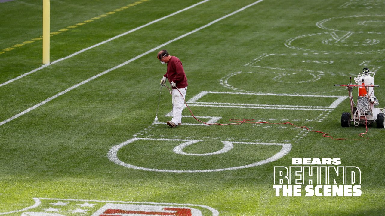 Painting Soldier Field Behind the Scenes