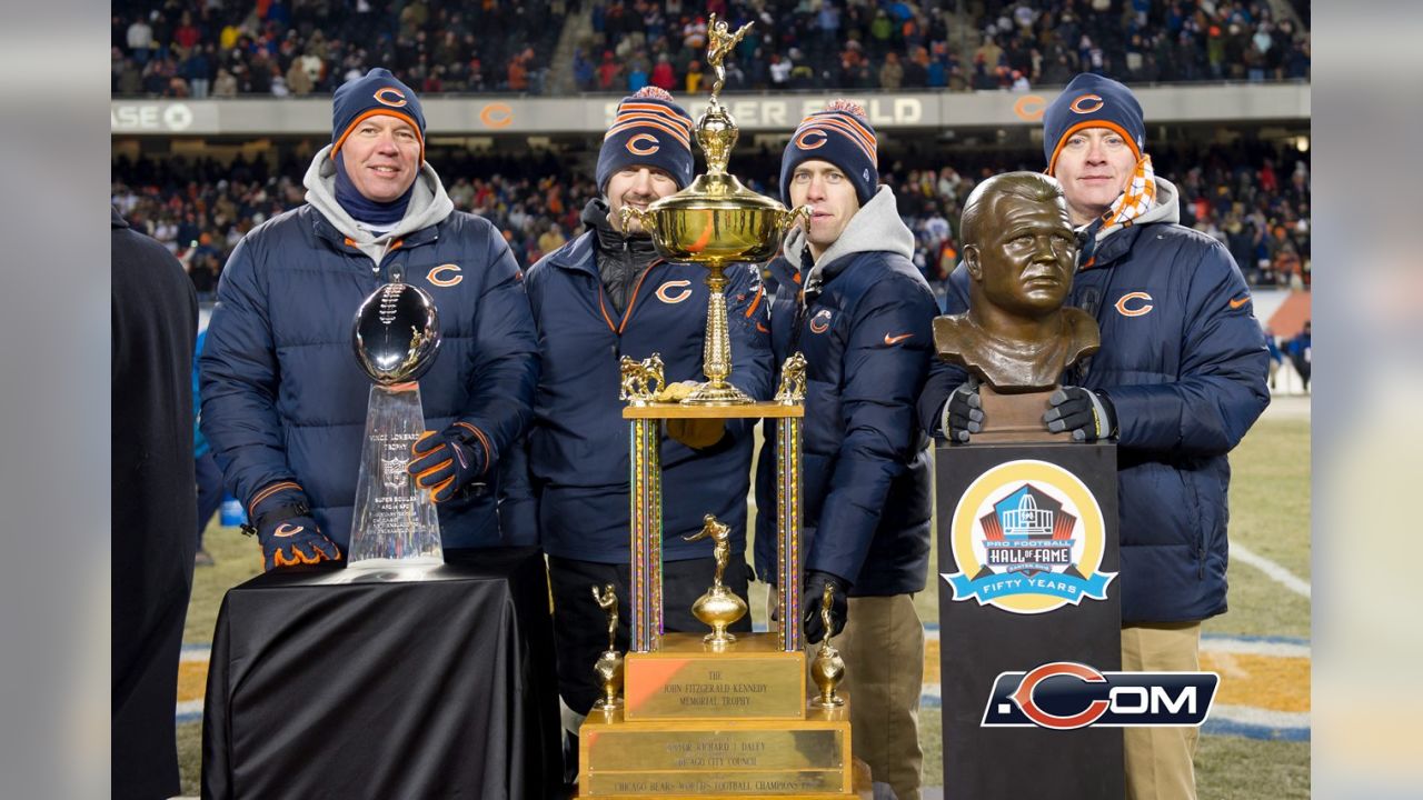 Mike Ditka's Chicago Bears Jersey and Sweater Retirement Presentation  Formerly Displayed at Mike Ditka's Restaurant