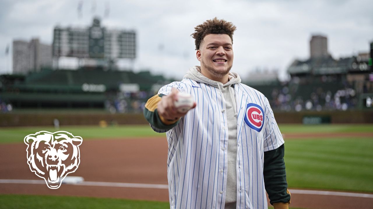 Bears rookies attend Cubs game at Wrigley Field