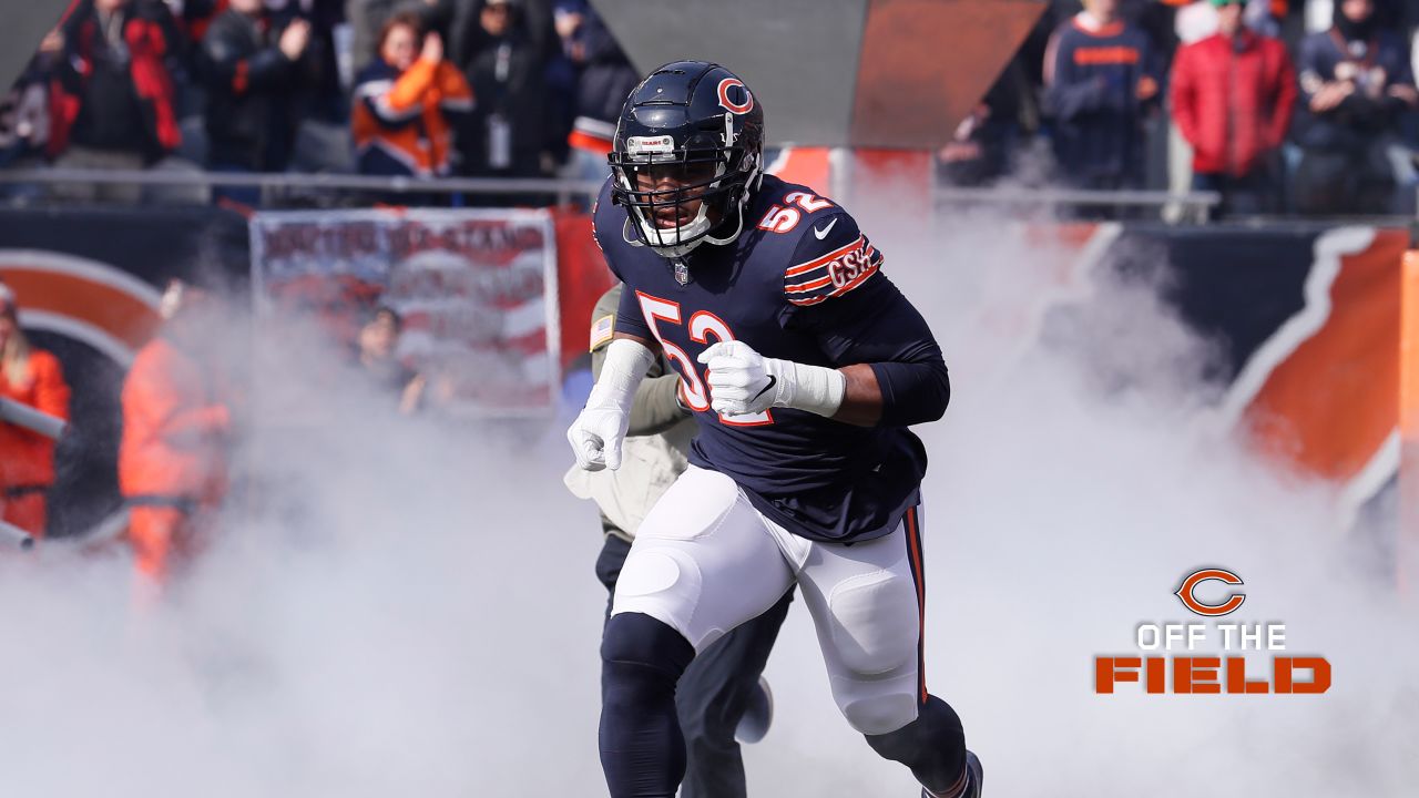 Chicago, United States. 06th Dec, 2020. Chicago Bears quarterback Mitchell  Trubisky (10) looks for an open receiver during play against the Detroit  Lions at Soldier Field in Chicago on Sunday, December 6