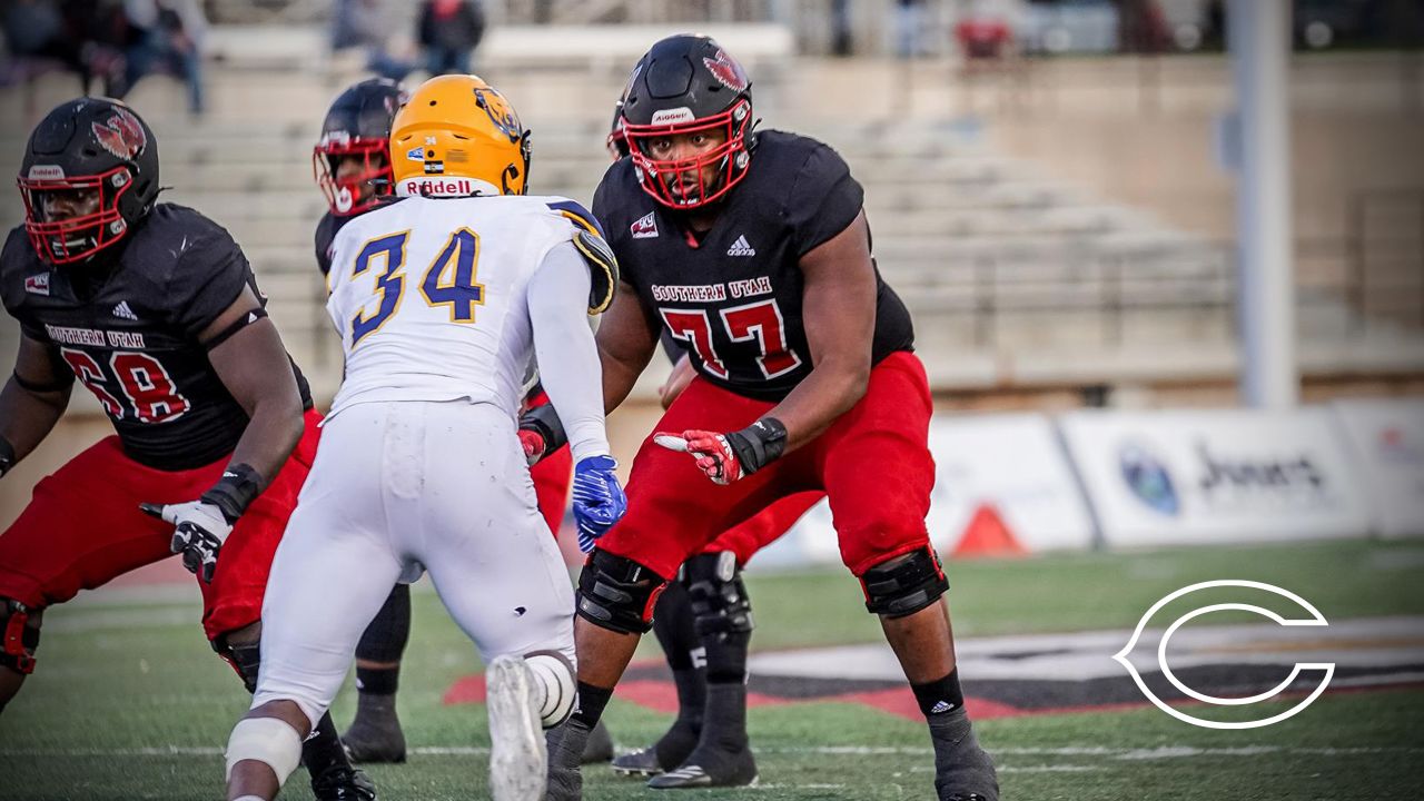 PFF College on X: The Chicago Bears pick Southern Utah Tackle Braxton  Jones at No. 168 overall. 93.9 PFF grade in 2021 (1st among Big Sky  Tackles, 2nd in FBS) ♨️  /