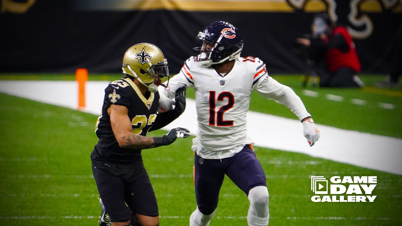 New Orleans Saints quarterback Taysom Hill (7) during an NFL wild-card  playoff football game against the Chicago Bears, Sunday, Jan. 10, 2021, in New  Orleans. The Saints defeated the Bears 21-9. (AP