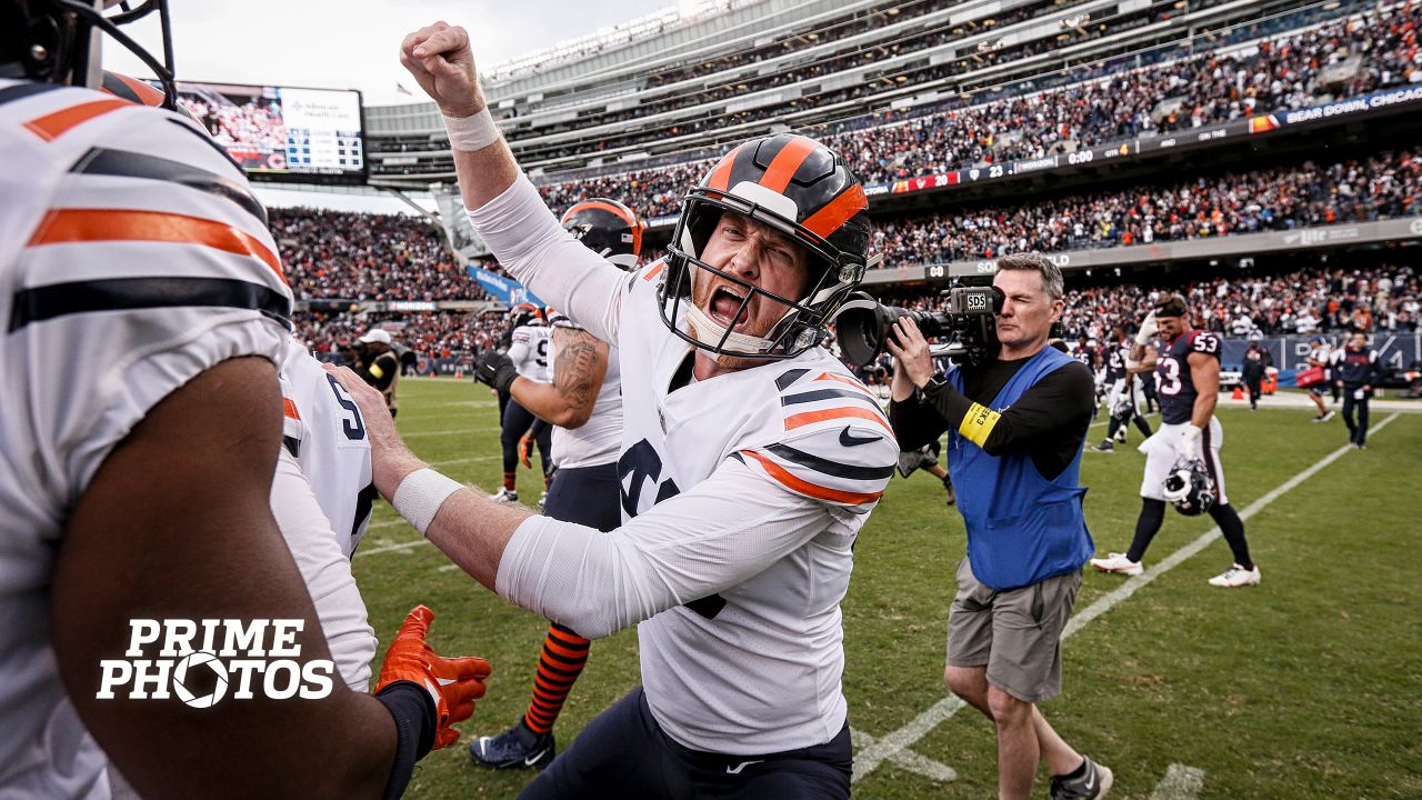 Watch: Bears fans at Soldier Field celebrate Texans win