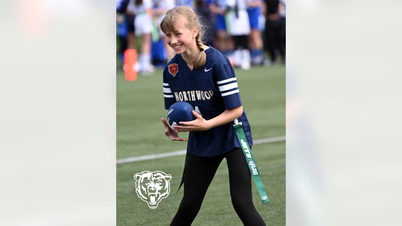 Jets and Bears Unveil Girls Flag Football League in the UK