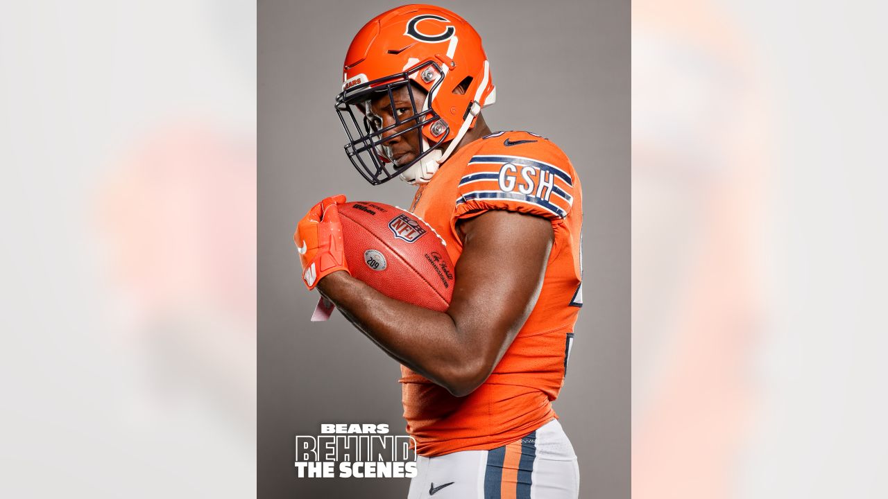 Chicago Bears unveil orange helmet for two games this season