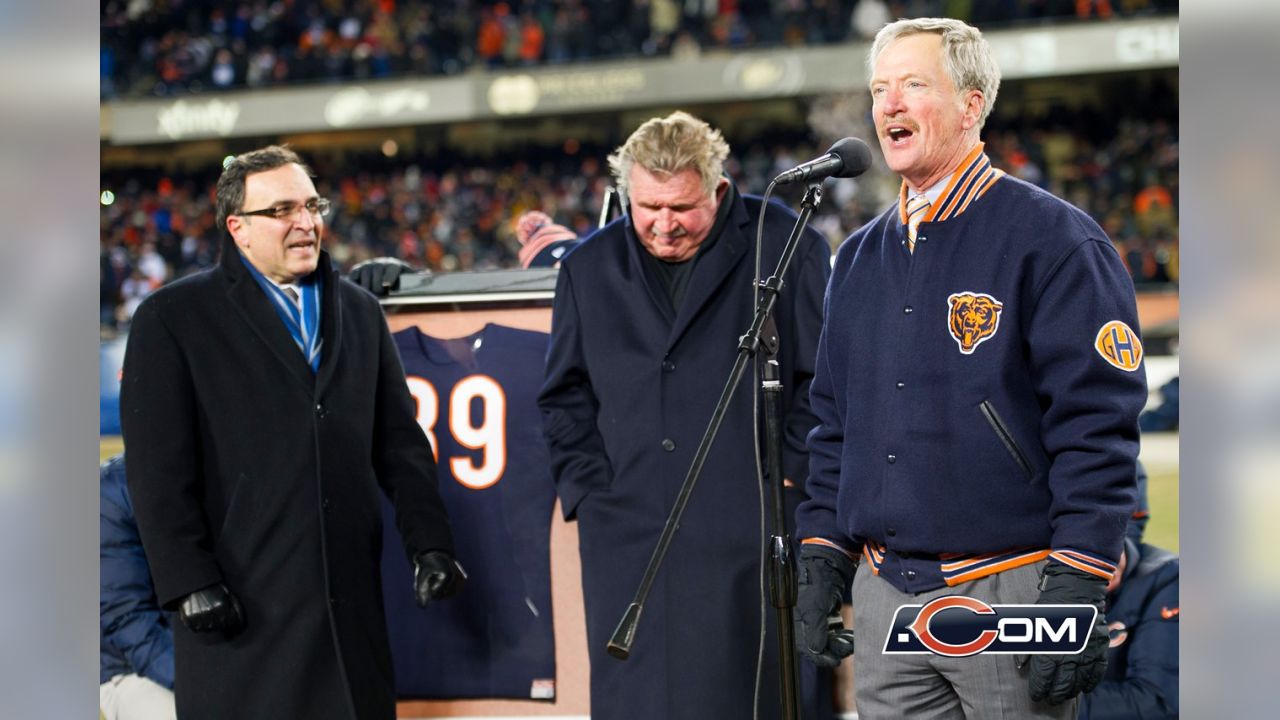 Mike Ditka's Chicago Bears Jersey and Sweater Retirement Presentation  Formerly Displayed at Mike Ditka's Restaurant