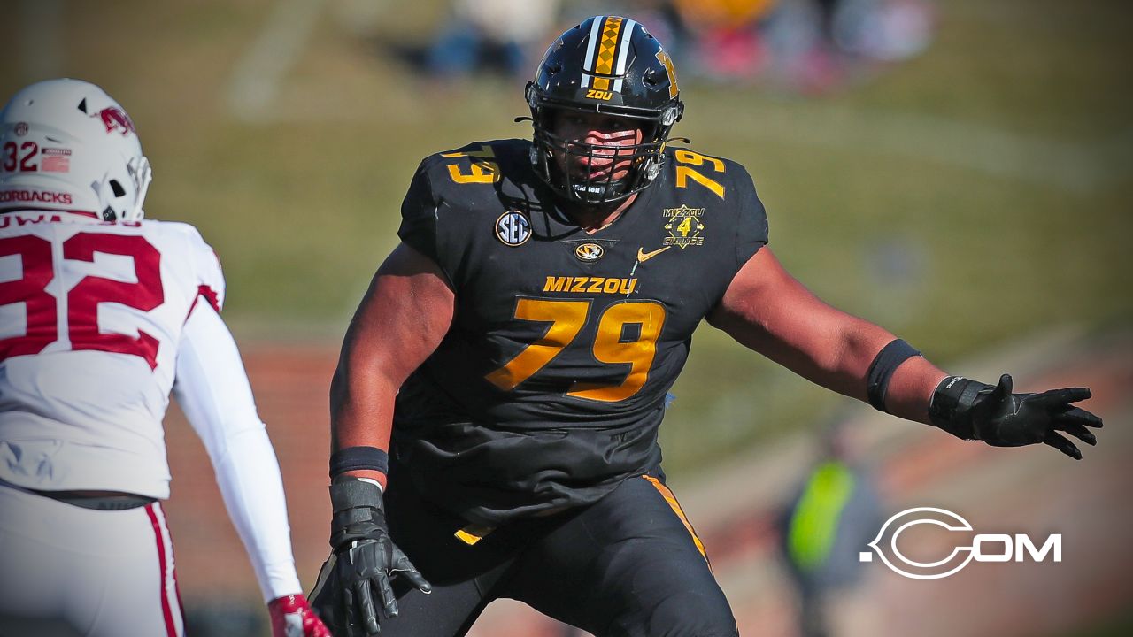 2021 NFL Draft: Offensive lineman Larry Borom, Missouri, Round 5, Pick 151