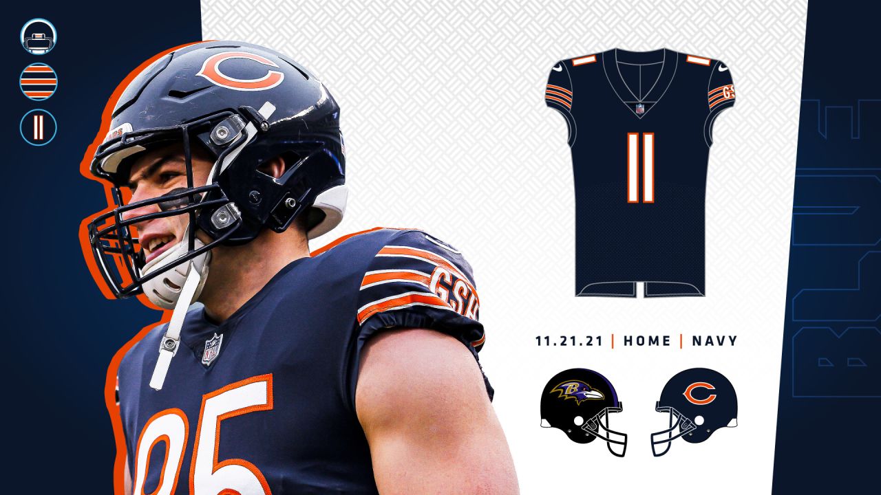 OFFICIAL: Chicago Bears announce jersey schedule for 2021 season