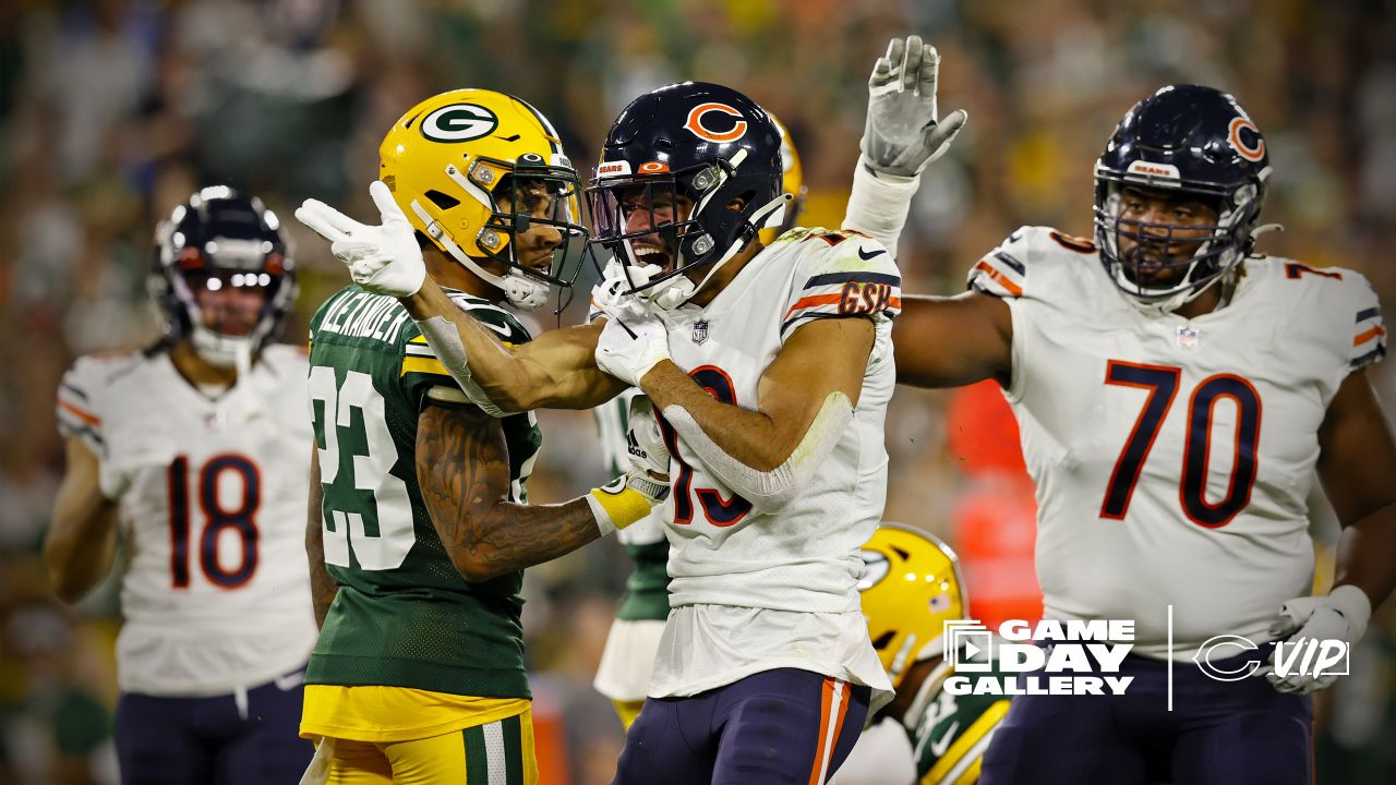 Green Bay Packers vs Chicago Bears game photos from Soldier Field