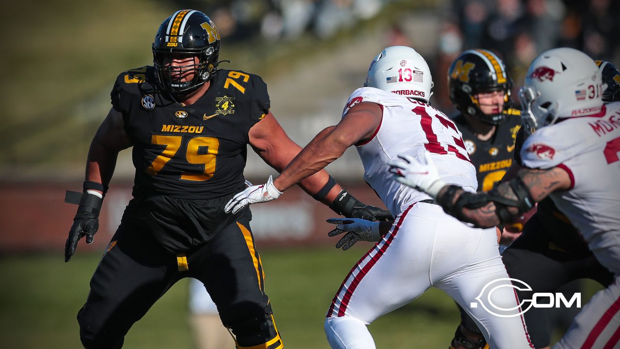 2021 NFL Draft: Offensive lineman Larry Borom, Missouri, Round 5