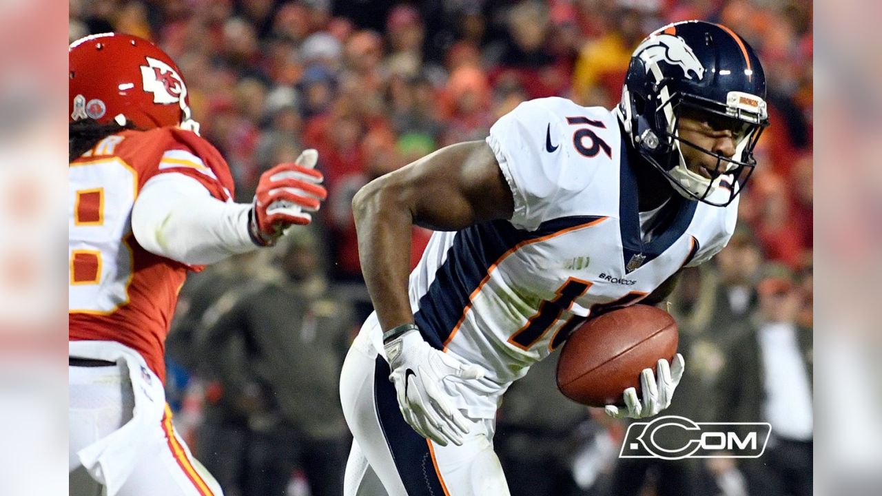 Ex-MSU WR Bennie Fowler catches Peyton Manning's likely final pass