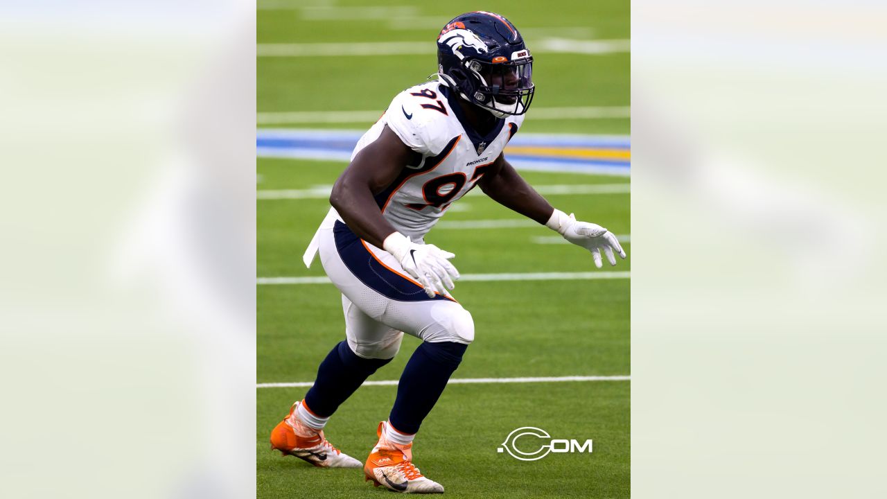 Chicago Bears linebacker Jeremiah Attaochu (50) moves after the ball during  an NFL football game against the Cleveland Browns, Sunday, Sept. 26, 2021,  in Cleveland. (AP Photo/Kirk Irwin Stock Photo - Alamy