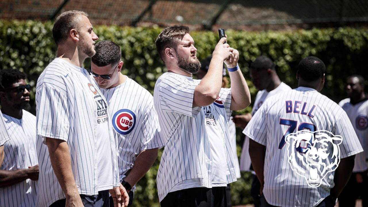 Bears rookies attend Cubs game at Wrigley Field