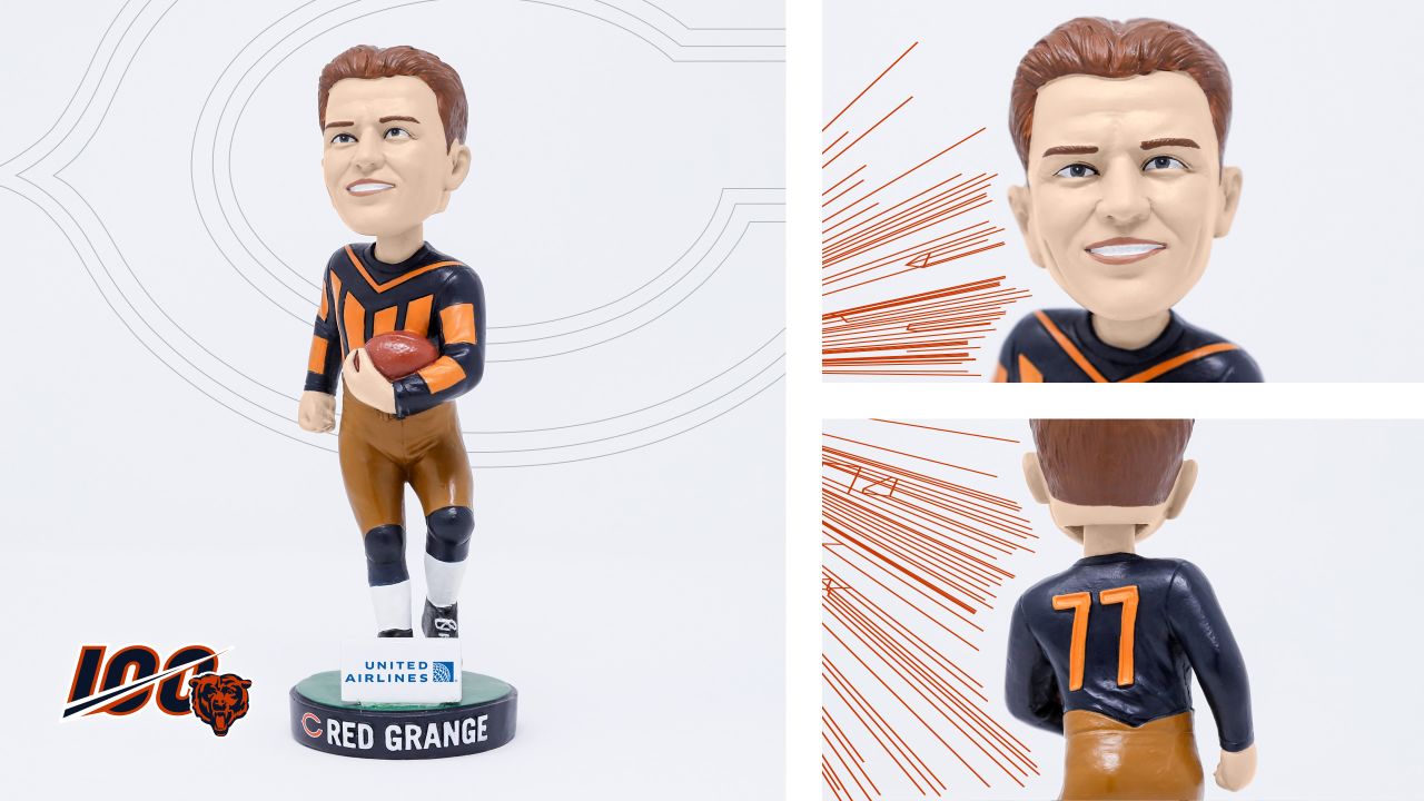 Chicago Bears 100 Year Staley Bobble Head