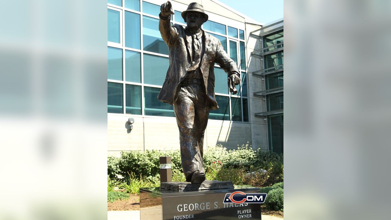 Papa Bear - George S. Halas - one of the cofounders of the NFL, and a  legend in Chicago