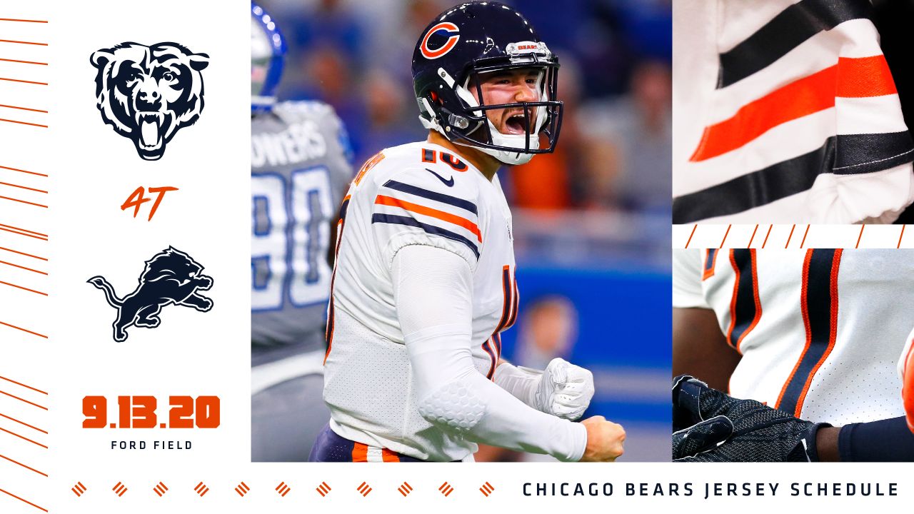 2020 Chicago Bears Jersey Schedule