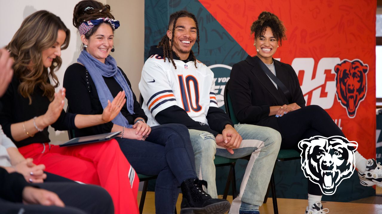 Bears help launch NFL girls flag football league in UK