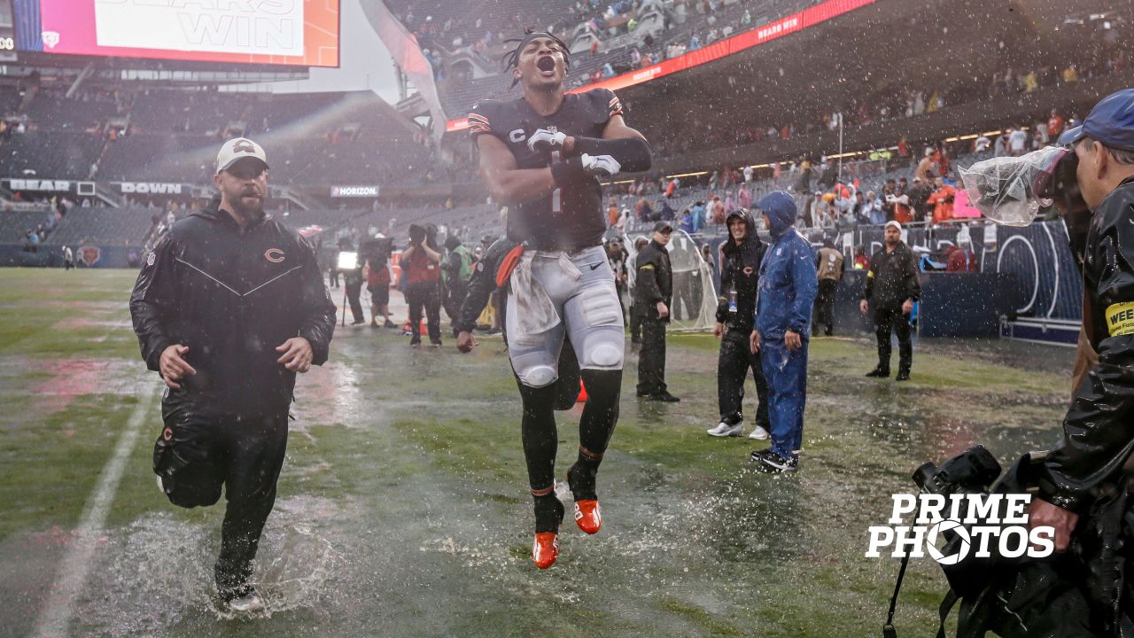 OH MY: Soldier Field is Filled With Water Ahead of Kick Off