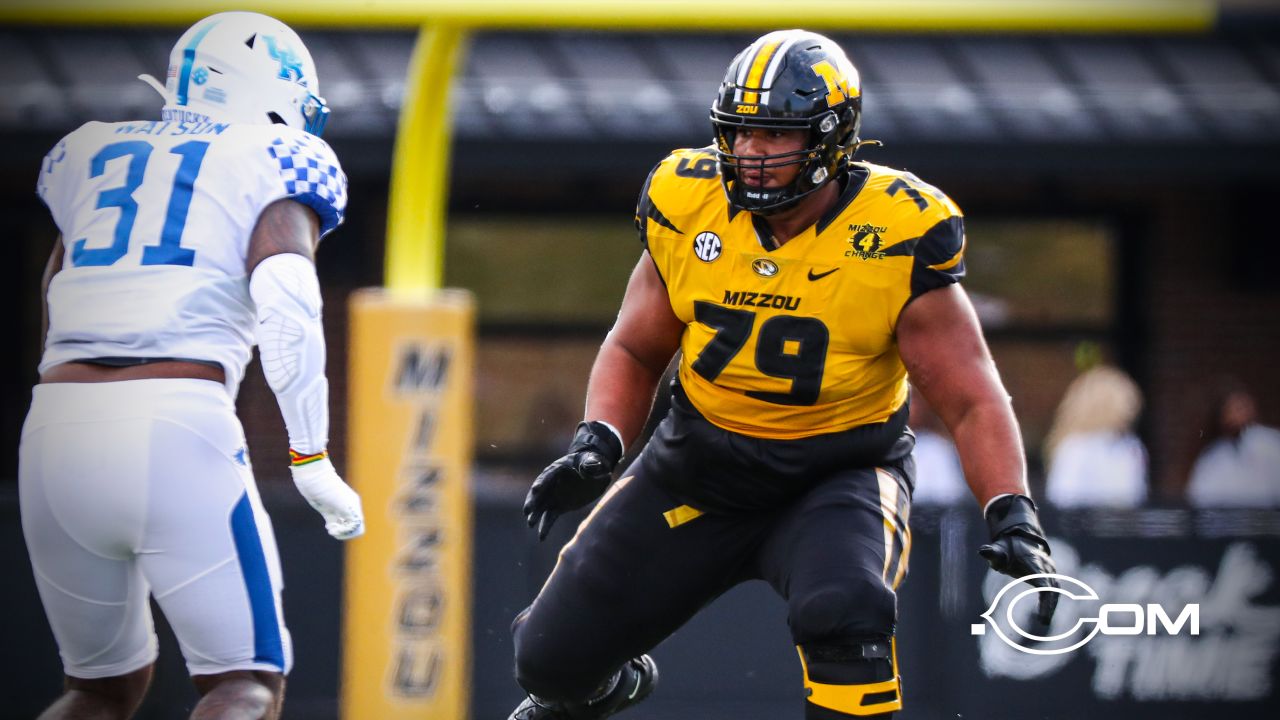 2021 NFL Draft: Offensive lineman Larry Borom, Missouri, Round 5