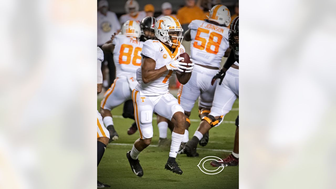 Velus Jones Jr.: NFL draft prospect connected to Tennessee Titans WRs