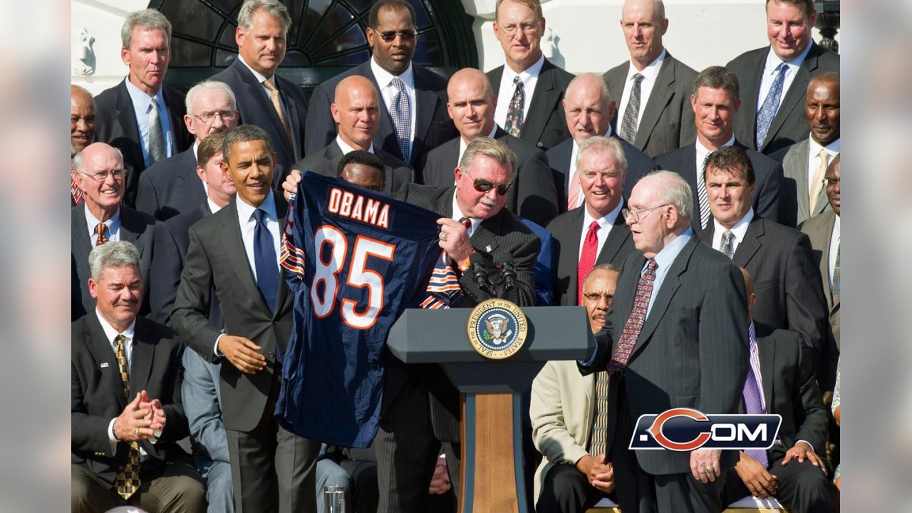 1985 Chicago Bears Finally Visit The White House : The Two-Way : NPR