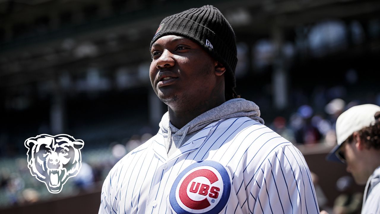 Bears rookies attend Cubs game at Wrigley Field