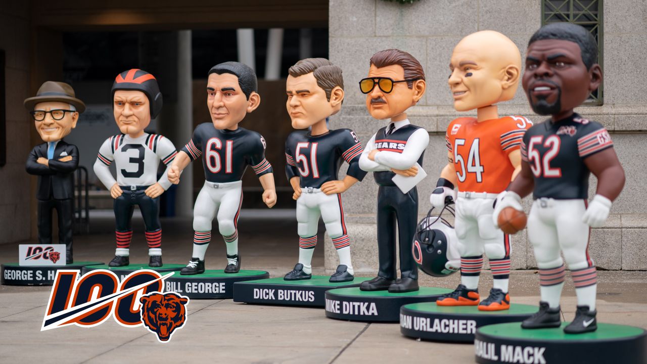 Mike Ditka Chicago Bears Riding Bear Bobblehead NFL