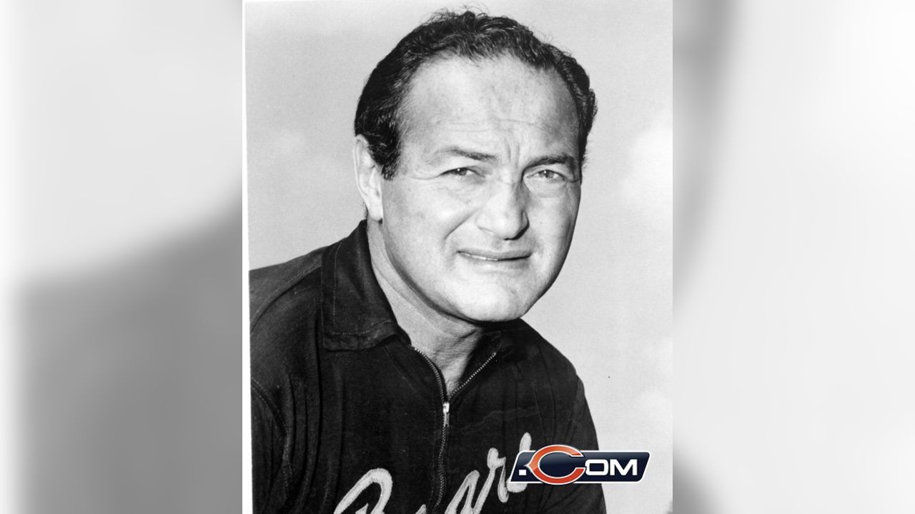 Vintage 1947-1966 Sid Luckman Chicago Bears Black & White -   Israel